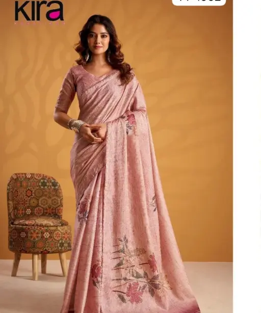 Kira Kasheeda Tussar Silk Fancy Designer Saree Collection