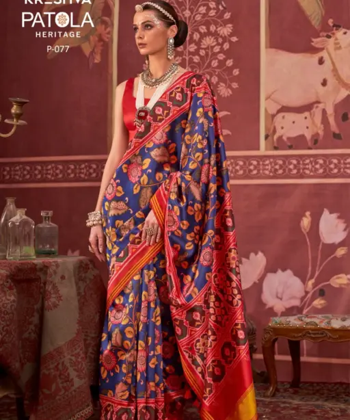 Kreshva Patola Heritage Silk Printed Traditional Wear Saree Collection