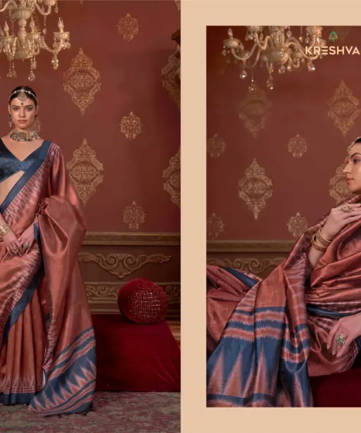 Kreshva Takshshila Silk with Casual Wear Saree Collection
