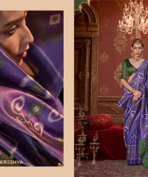 Kreshva Takshshila Silk with Casual Wear Saree Collection