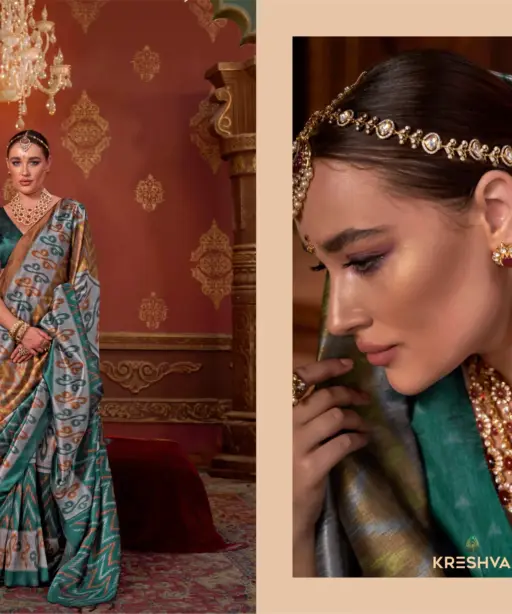 Kreshva Takshshila Silk with Casual Wear Saree Collection