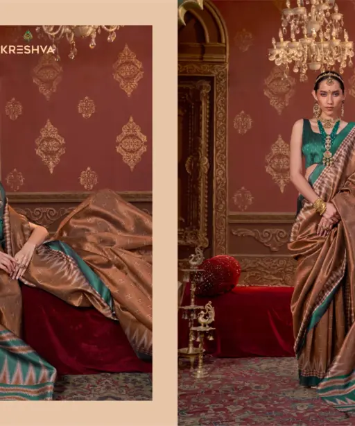 Kreshva Takshshila Silk with Casual Wear Saree Collection
