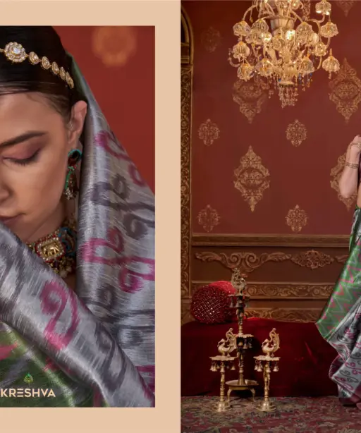 Kreshva Takshshila Silk with Casual Wear Saree Collection