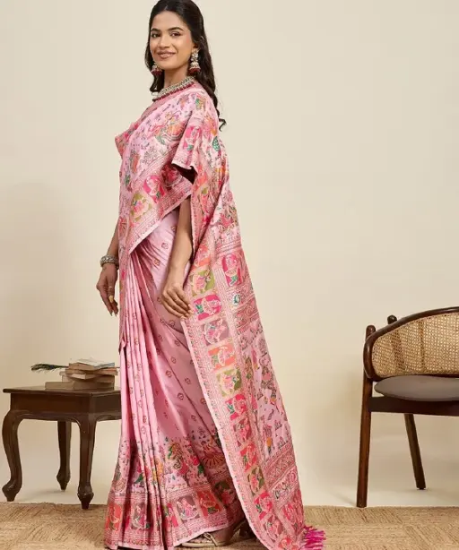 Maahi 214 Pashmina Silk Festival Wear Saree Collection
