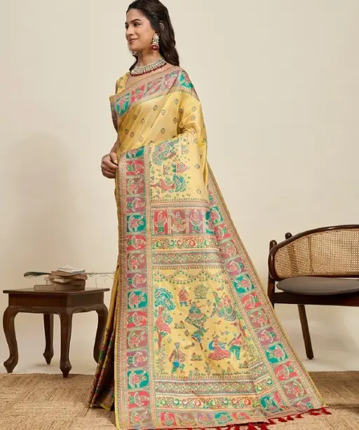 Maahi 214 Pashmina Silk Festival Wear Saree Collection