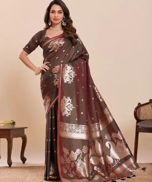 Maahi 215 Paithani Silk Zari Weaving Saree Collection