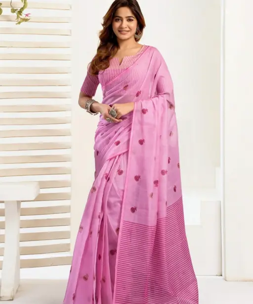 Meera 324 Linen Printed Party Wear Beautiful Saree Collection