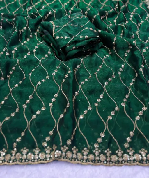 Pallavi Arhaaam Chiffon Sequence Wedding Wear Saree