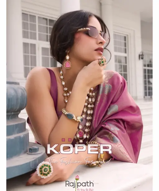 Rajpath Koper Silk Vol 1 Zari Weaving Stylish Saree Collection