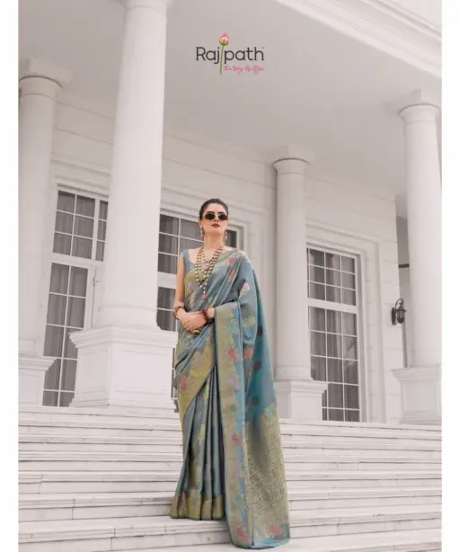 Rajpath Koper Silk Vol 1 Zari Weaving Stylish Saree Collection