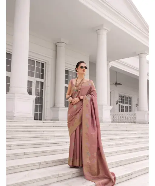 Rajpath Koper Silk Vol 1 Zari Weaving Stylish Saree Collection