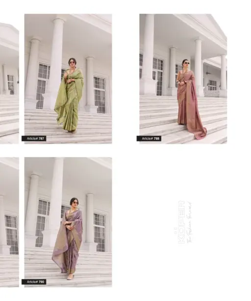Rajpath Koper Silk Vol 1 Zari Weaving Stylish Saree Collection