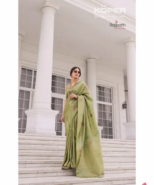 Rajpath Koper Silk Vol 1 Zari Weaving Stylish Saree Collection