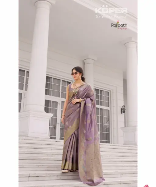 Rajpath Koper Silk Vol 1 Zari Weaving Stylish Saree Collection