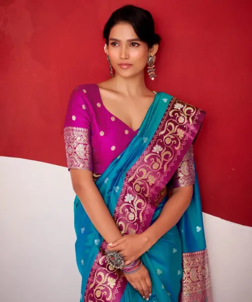 Rajpath Sindhu Ghat Zari Weaving Satin Silk Saree Collection