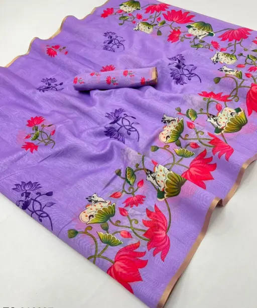 Rajyog Tusser Chanderi Vol 1 Printed Saree Collection