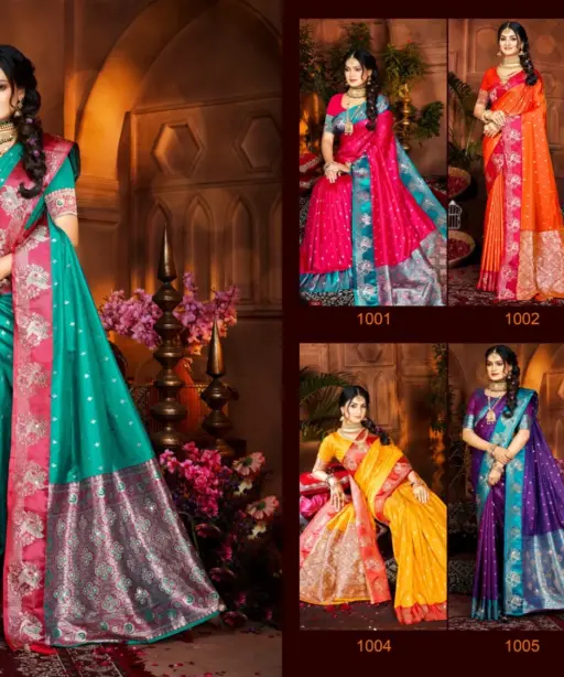 Saroj Adakari Saroski Vol 1 Silk Saree Collection