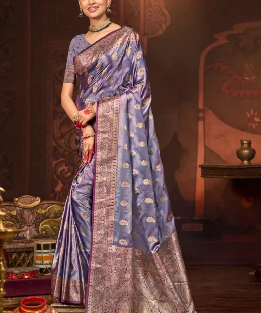 Saroj Anushka Satin Saroski Vol 2 Silk Festival Saree Collection