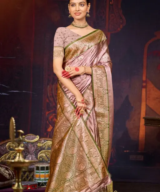 Saroj Anushka Satin Vol 1 Silk Festival Saree Collection