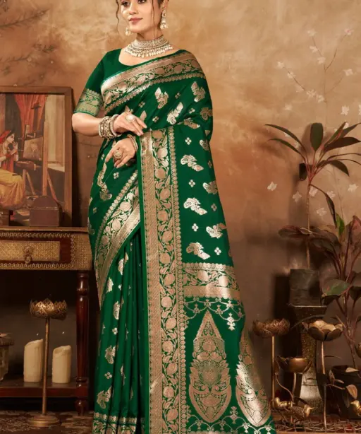 Saroj Arundhati Silk Vol 1 Zari Weaving Silk Saree Collection