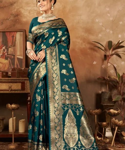 Saroj Arundhati Silk Vol 1 Zari Weaving Silk Saree Collection