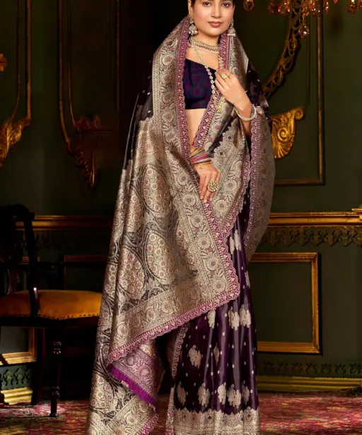 Saroj Butterffly Satin Saroski Vol 2 Satin Silk Saree Collection
