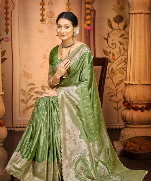 Saroj Padmavati Satin Saroski Vol 1 Silk Saree Collection