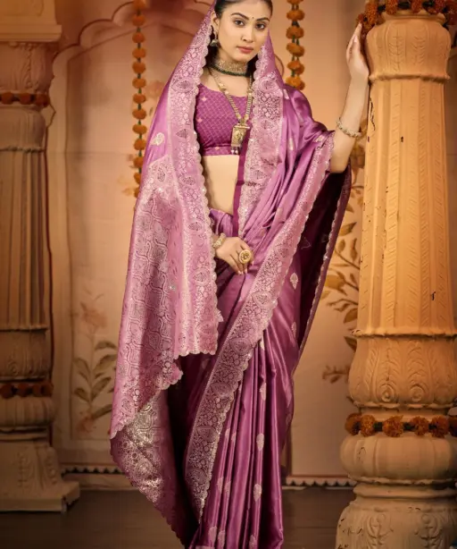 Saroj Padmavati Satin Saroski Vol 3 Silk Saree Collection