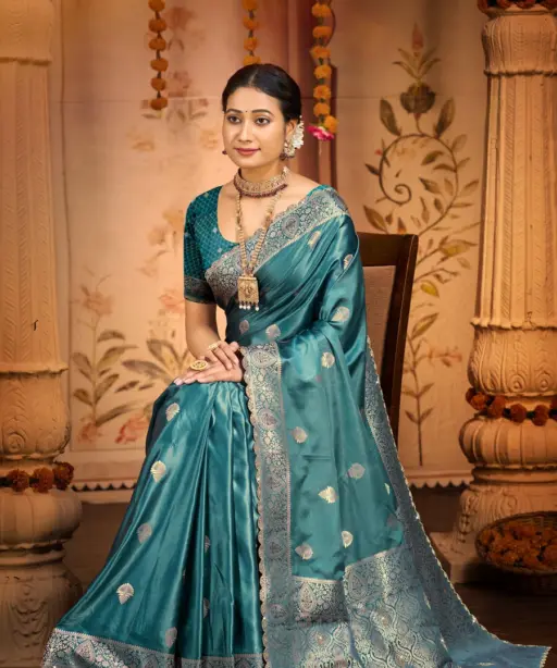 Saroj Padmavati Satin Saroski Vol 3 Silk Saree Collection