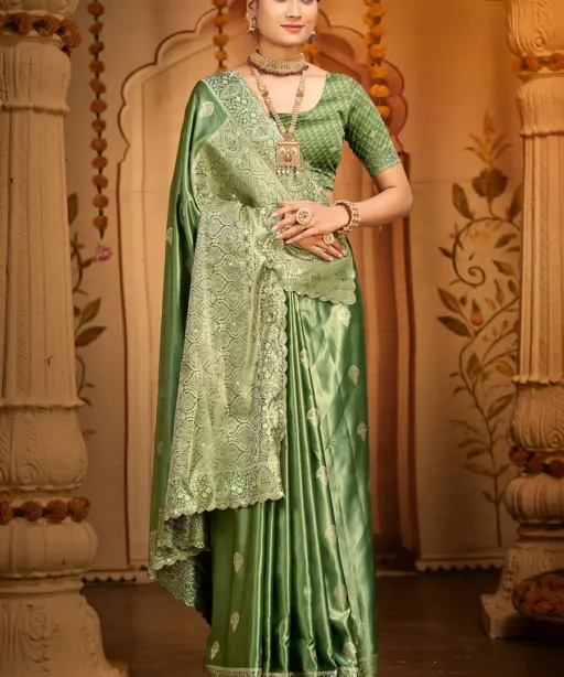 Saroj Padmavati Satin Saroski Vol 3 Silk Saree Collection