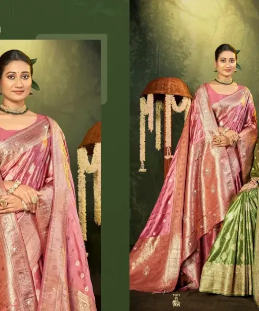 Saroj Rajdarbar Satin Saroski Vol 1 Silk Satin Saree Collection