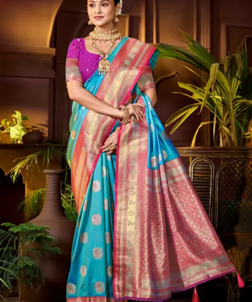 Saroj Rajshaille Silk Vol 1 Rich Pallu Saree Collection