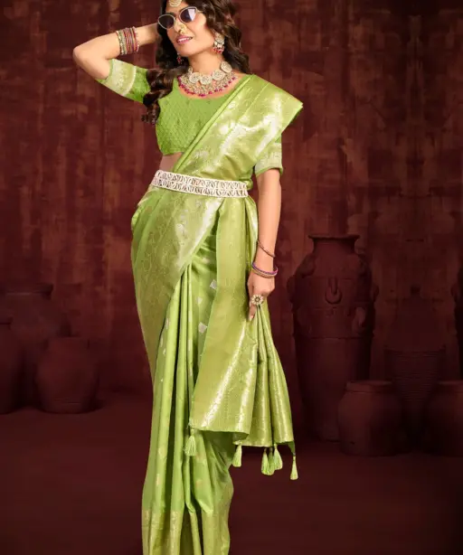 Saroj Shreya Silk Vol 1 Silk Wedding Wear Saree Collection