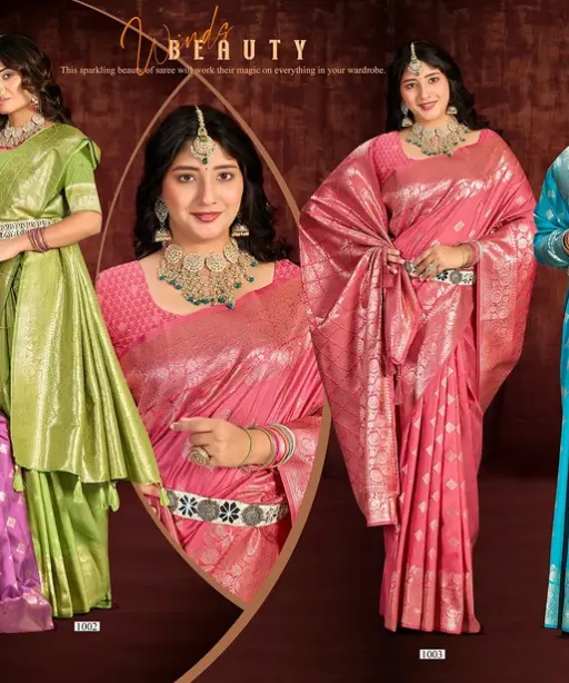 Saroj Shreya Silk Vol 1 Silk Wedding Wear Saree Collection