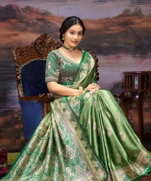 Saroj Sonalika Satin Vol 1 Silk Rich Pallu Saree Collection