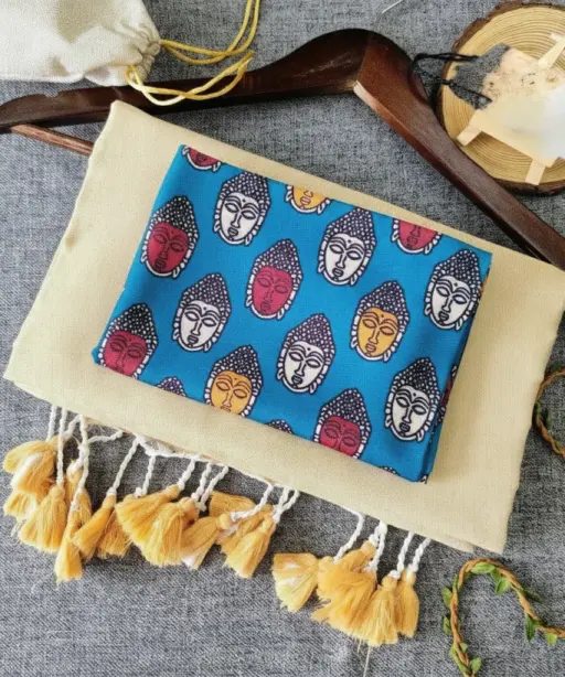 Sccf Boom J Khadi Cotton Printed Fancy Saree Collection