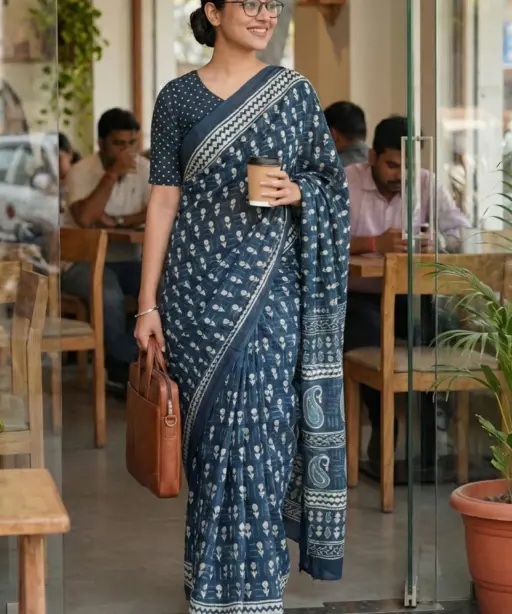 Scdf Office Time a Fancy Cotton Printed Office Wear Collection