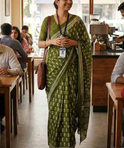 Scdf Office Time a Fancy Cotton Printed Office Wear Collection