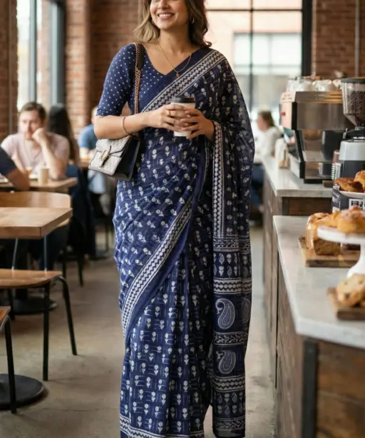 Scdf Office Time a Fancy Cotton Printed Office Wear Collection