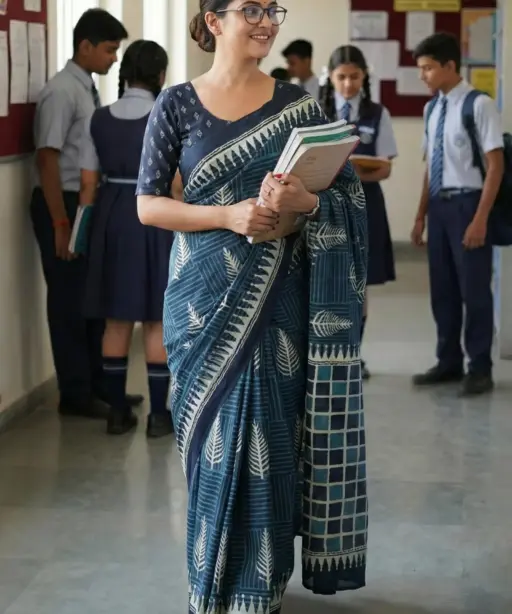 Scdf Office Time B Fancy Cotton Printed Office Wear Collection