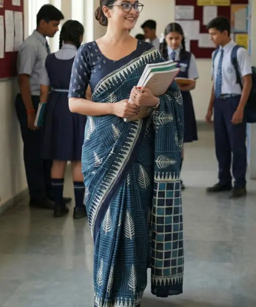 Scdf Office Time B Fancy Cotton Printed Office Wear Collection