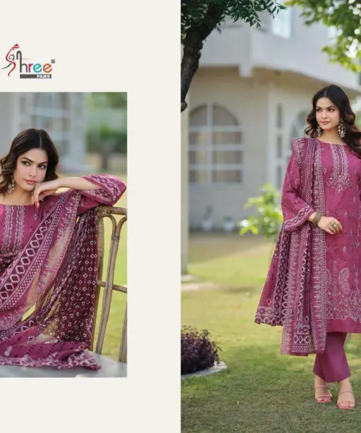 Shree Fab Bin Saeed Lawn Collection Vol 24