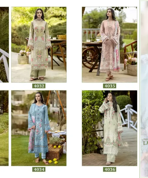 Shree Fab Ombre Lawn Collection 25 Vol 6