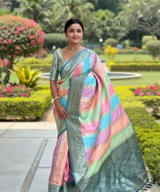 Vt 6080 T Soft Silk Zari Weaving Beautiful Premium Saree Collection