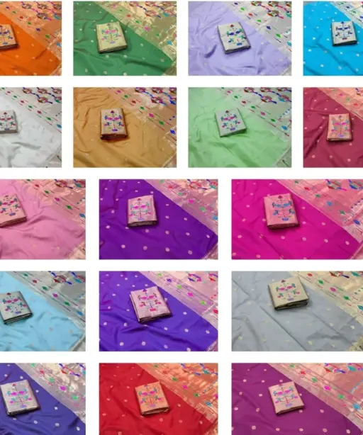 Vt 6084 T Khadi Row Silk Zari Weaving Saree Collection