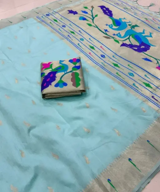 Vt 6085 T Khadi Raw Silk Zari Weaving Saree Collection