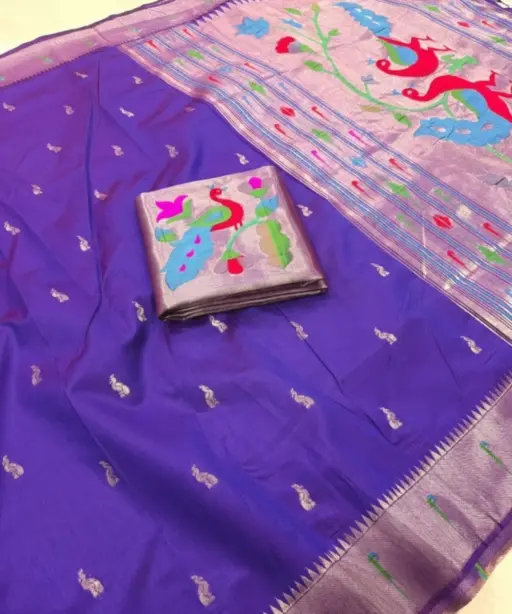 Vt 6085 T Khadi Raw Silk Zari Weaving Saree Collection