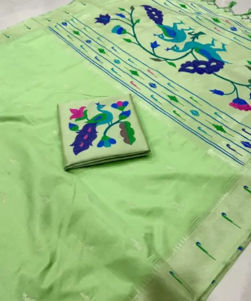 Vt 6085 T Khadi Raw Silk Zari Weaving Saree Collection