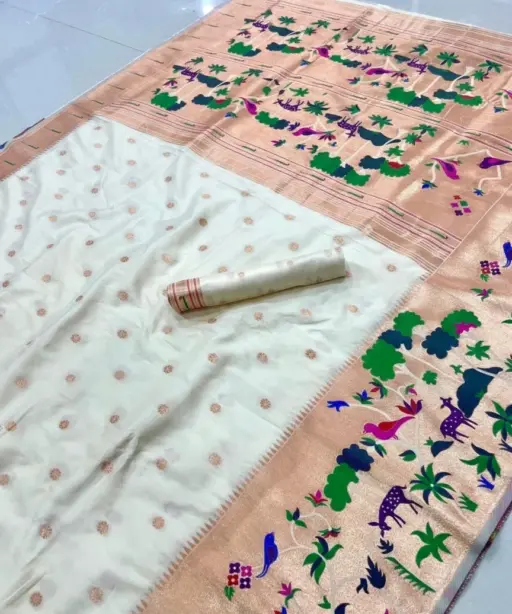 Vt 6087 T Pure Soft Kanchivram Paithani Silk Saree Collection