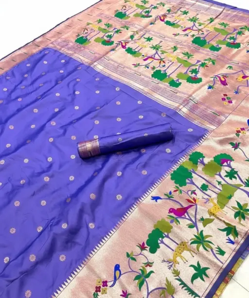 Vt 6087 T Pure Soft Kanchivram Paithani Silk Saree Collection